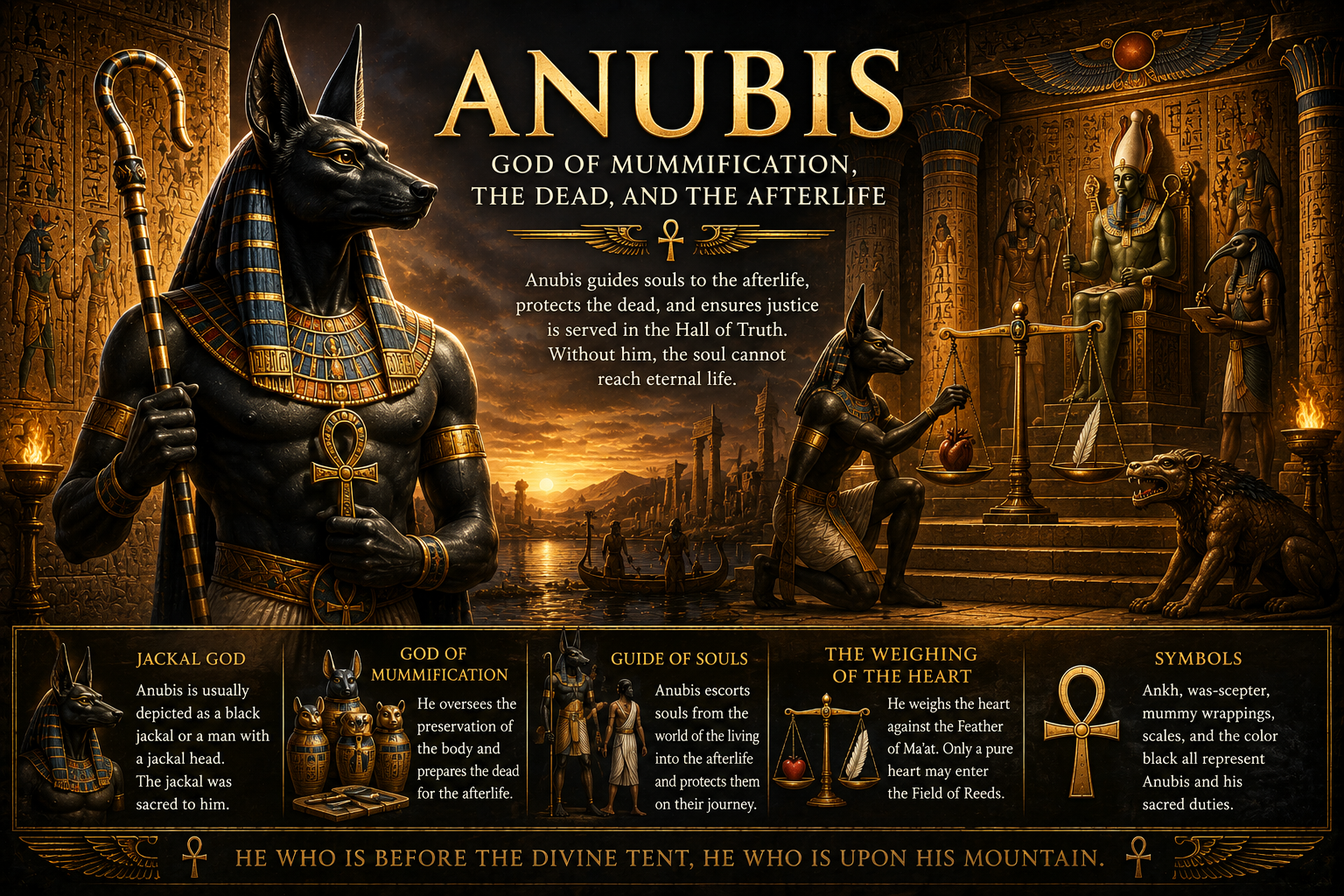 Anubis: The Egyptian God of Mummification, the Dead, and the Afterlife