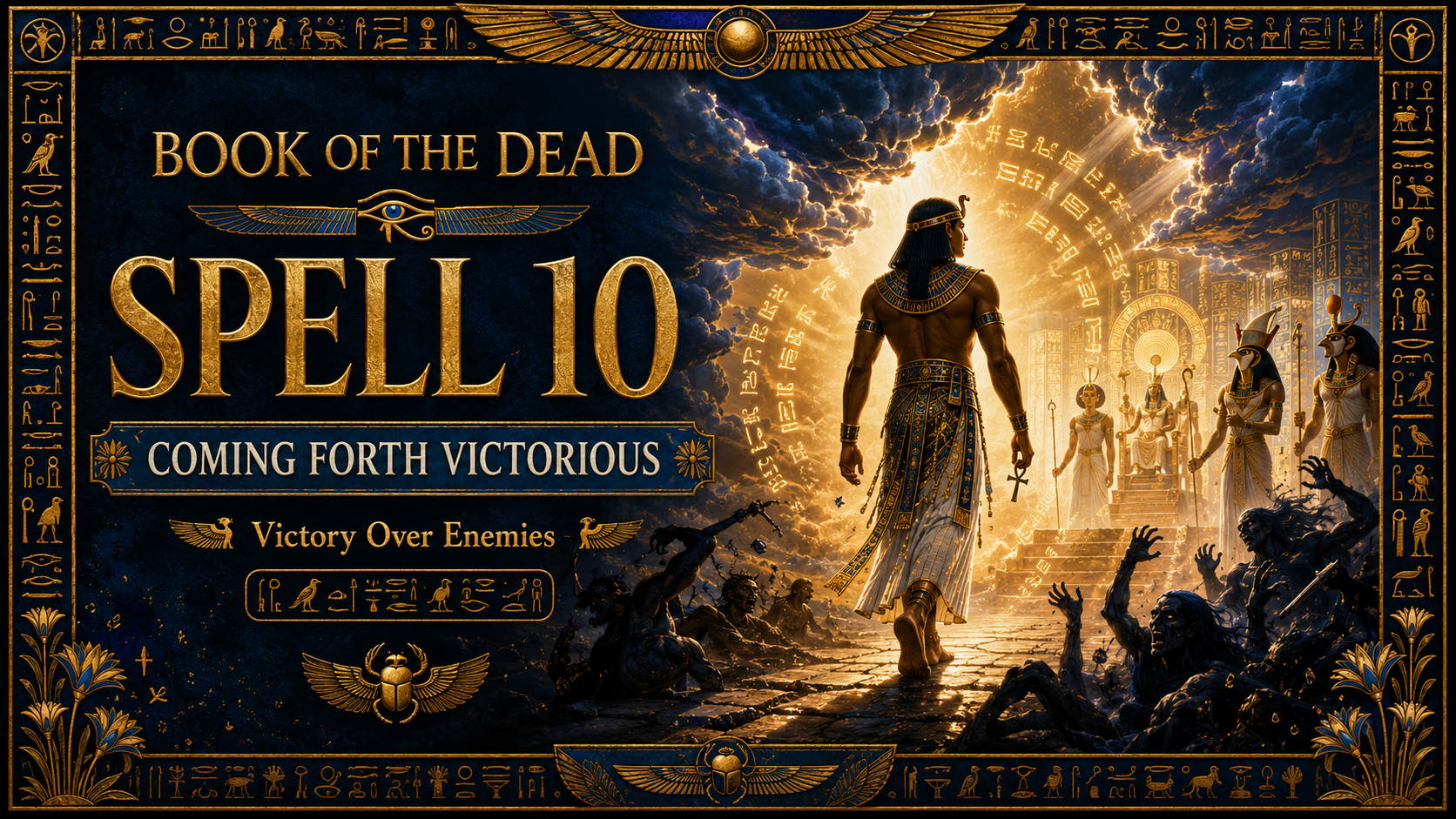 Book of the Dead Spell 10: Translation, Meaning, and Victory Over Enemies - Ancient Society Book of the Dead Spell 10: Translation, Meaning, and Victory Over Enemies