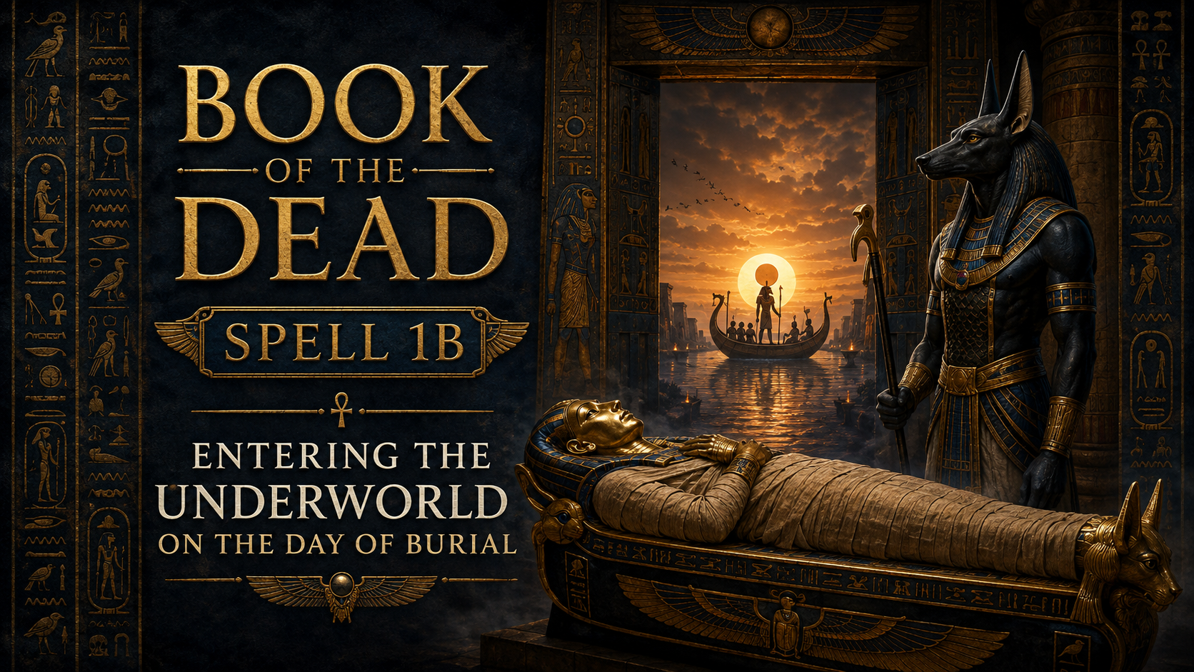 Book of the Dead Spell 1B: Entering the Underworld on the Day of the Burial