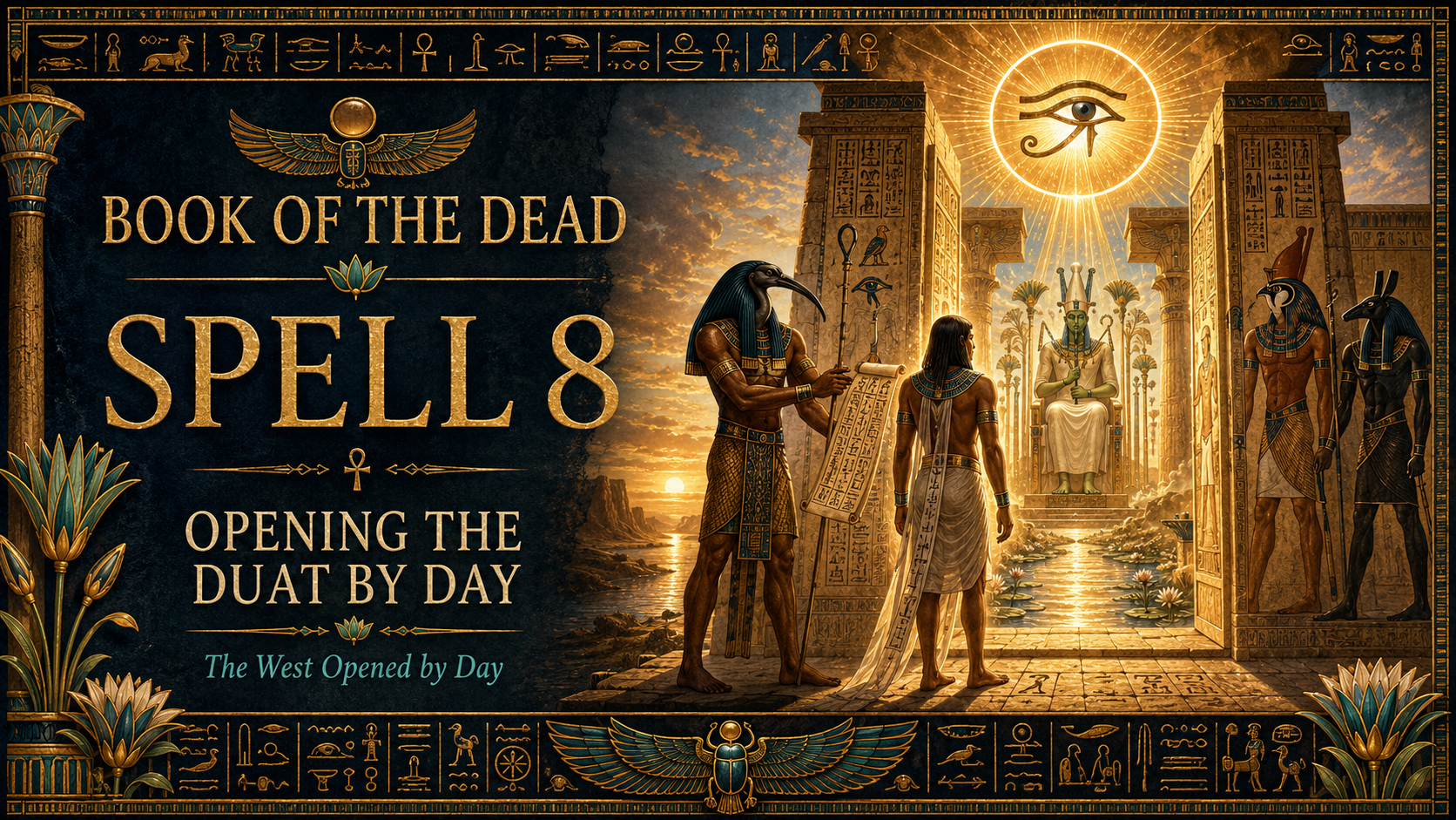 Book of the Dead Spell 8: Translation, Meaning, and Opening the Duat by Day - Ancient Society Book of the Dead Spell 8: Translation, Meaning, and Opening the Duat by Day