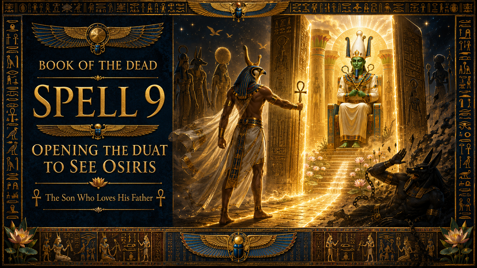 Book of the Dead Spell 9: Translation, Meaning, and Opening the Duat to See Osiris - Ancient Society Book of the Dead Spell 9: Translation, Meaning, and Opening the Duat to See Osiris