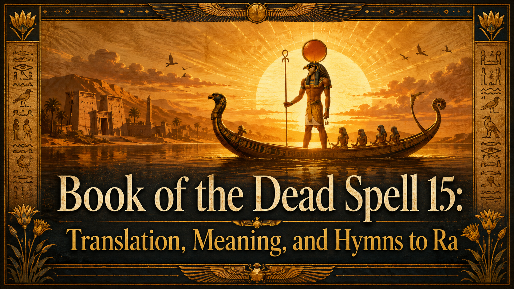 Book of the Dead Spell 15: Translation, Meaning, and Hymns to Ra