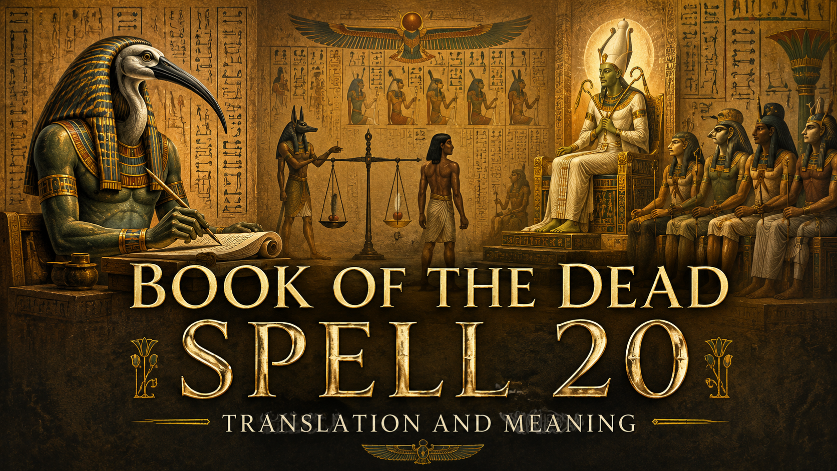 Book of the Dead Spell 20: Translation, Meaning, and Vindication Before the Divine Councils