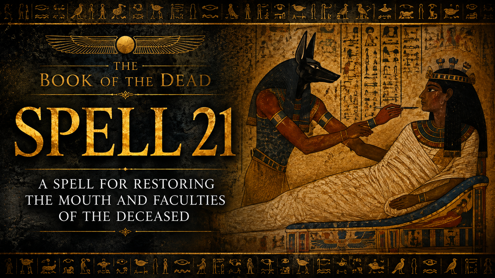 Book of the Dead Spell 21: Translation, Meaning, and Restoring the Mouth of the Deceased