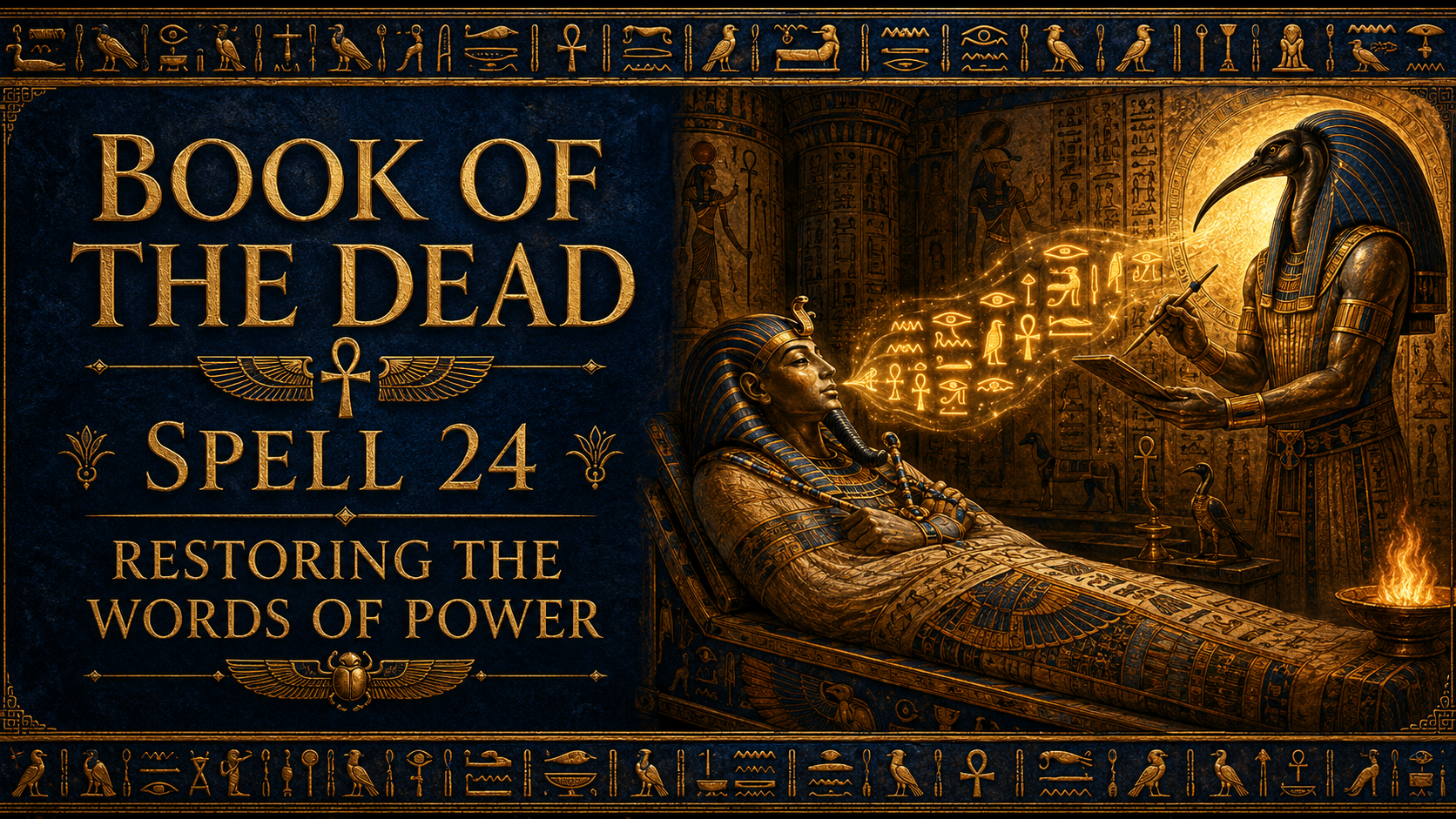 Book of the Dead Spell 24: The Words of Power