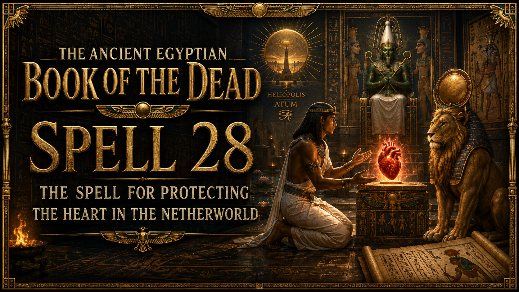 Book of the Dead Spell 28: Protecting the Heart From Divine Seizure