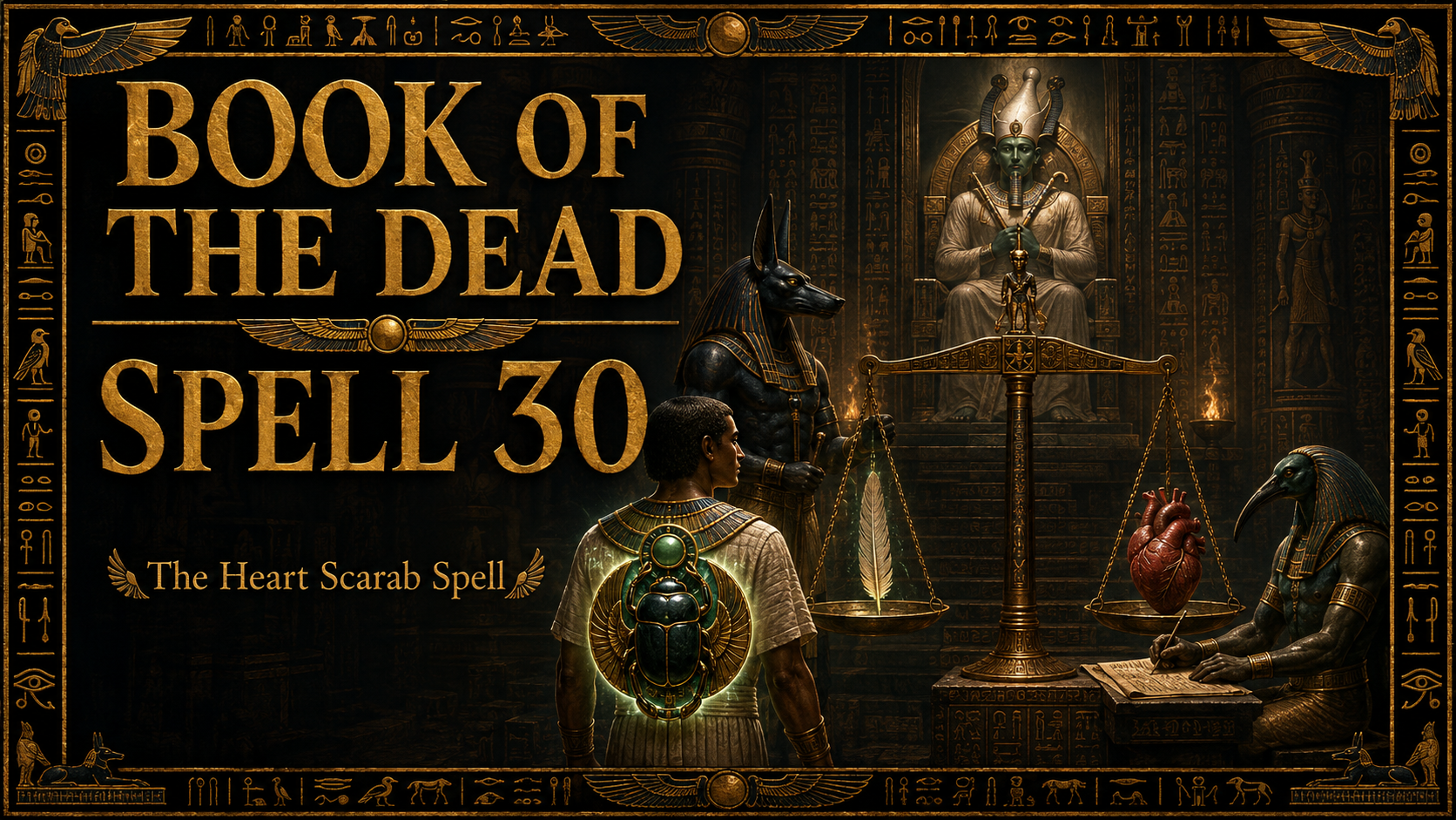 Book of the Dead Spell 30: The Heart Scarab Spell