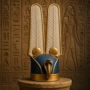 Egyptian Gods Symbols and Meanings Chart: Double Plumed Crown