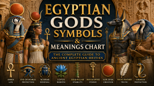 Egyptian Gods Symbols and Meanings Chart: A Complete Guide to Ancient Egyptian Deities