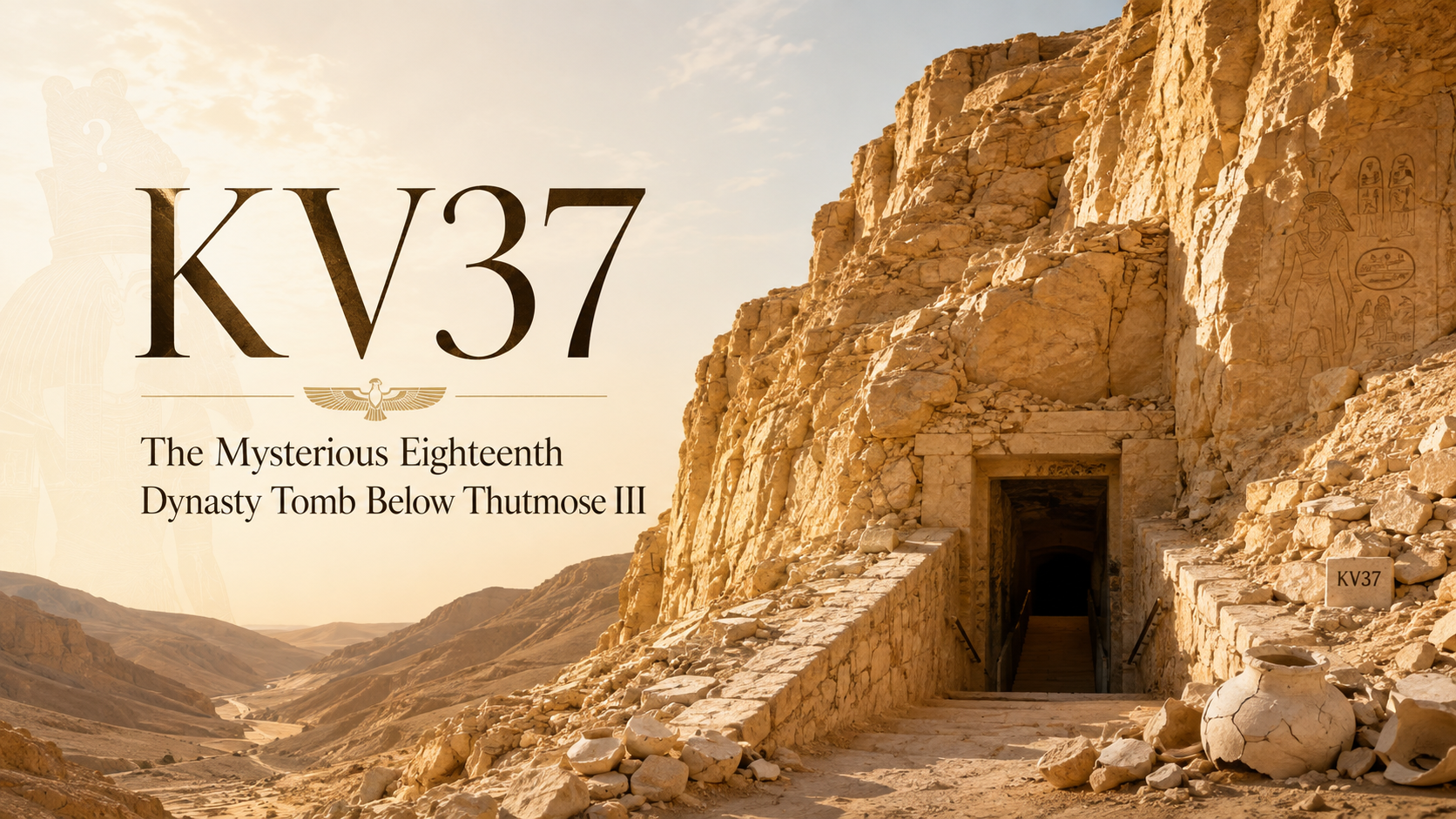 KV37: The Mysterious Eighteenth Dynasty Tomb Below Thutmose III