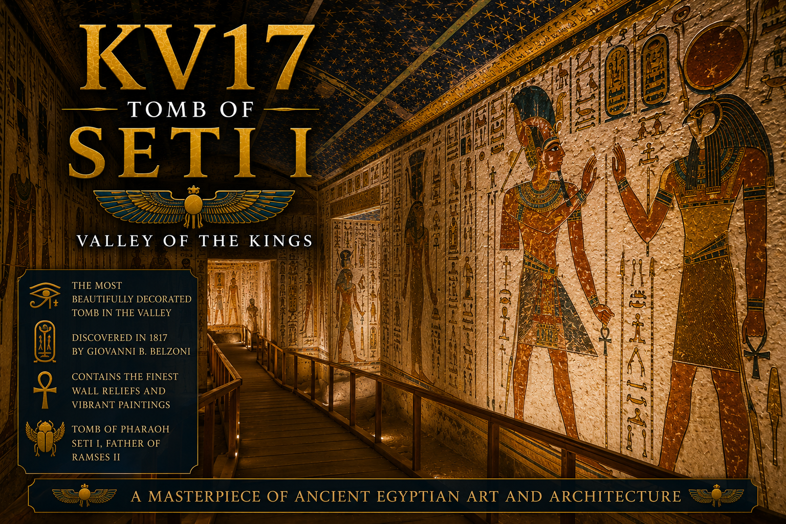 KV17: The Magnificent Tomb of Seti I