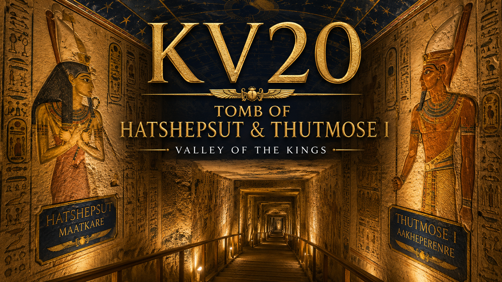 KV20: The Tomb of Hatshepsut and Thutmose I