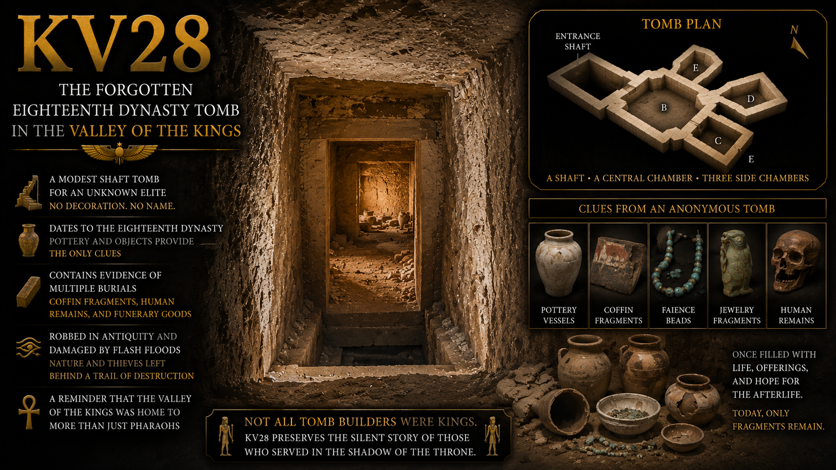 KV28: The Forgotten Eighteenth Dynasty Tomb in the Valley of the Kings