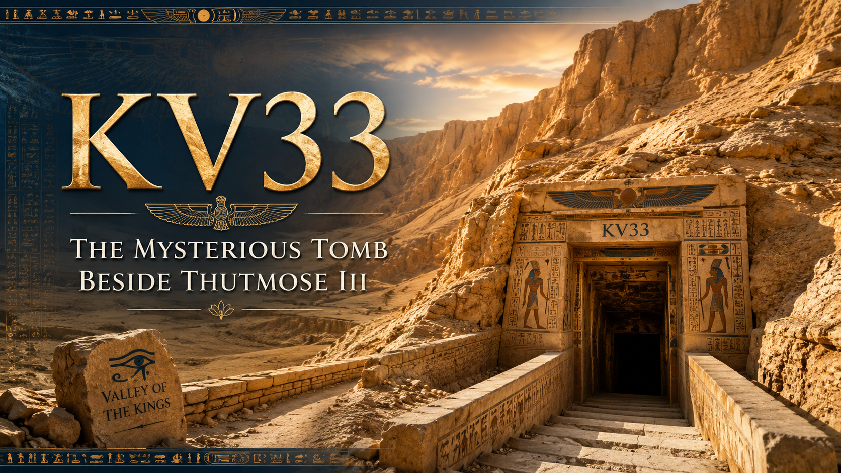 KV33: The Mysterious Tomb Beside Thutmose III