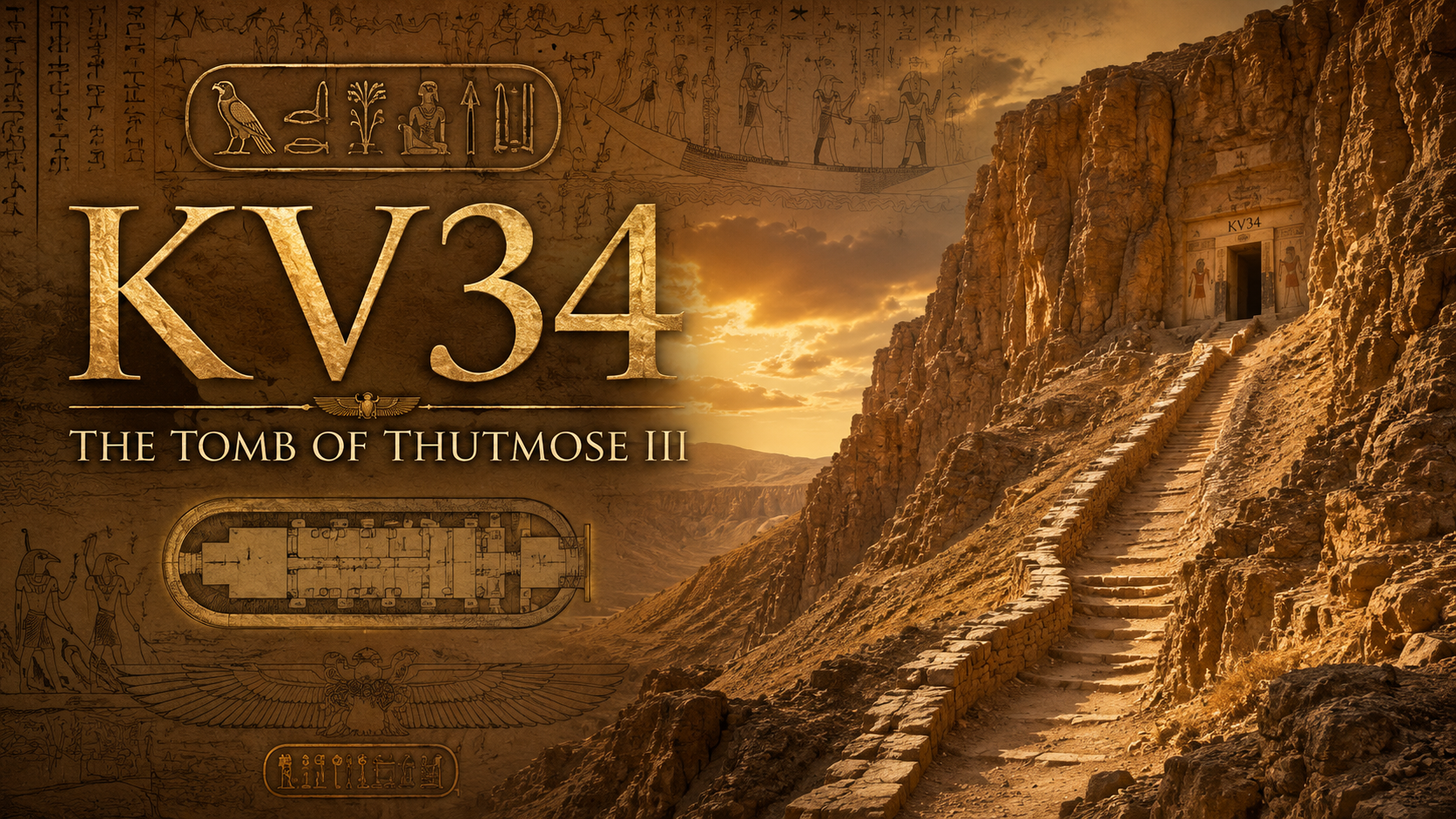 KV34: The Tomb of Thutmose III and the First Complete Amduat