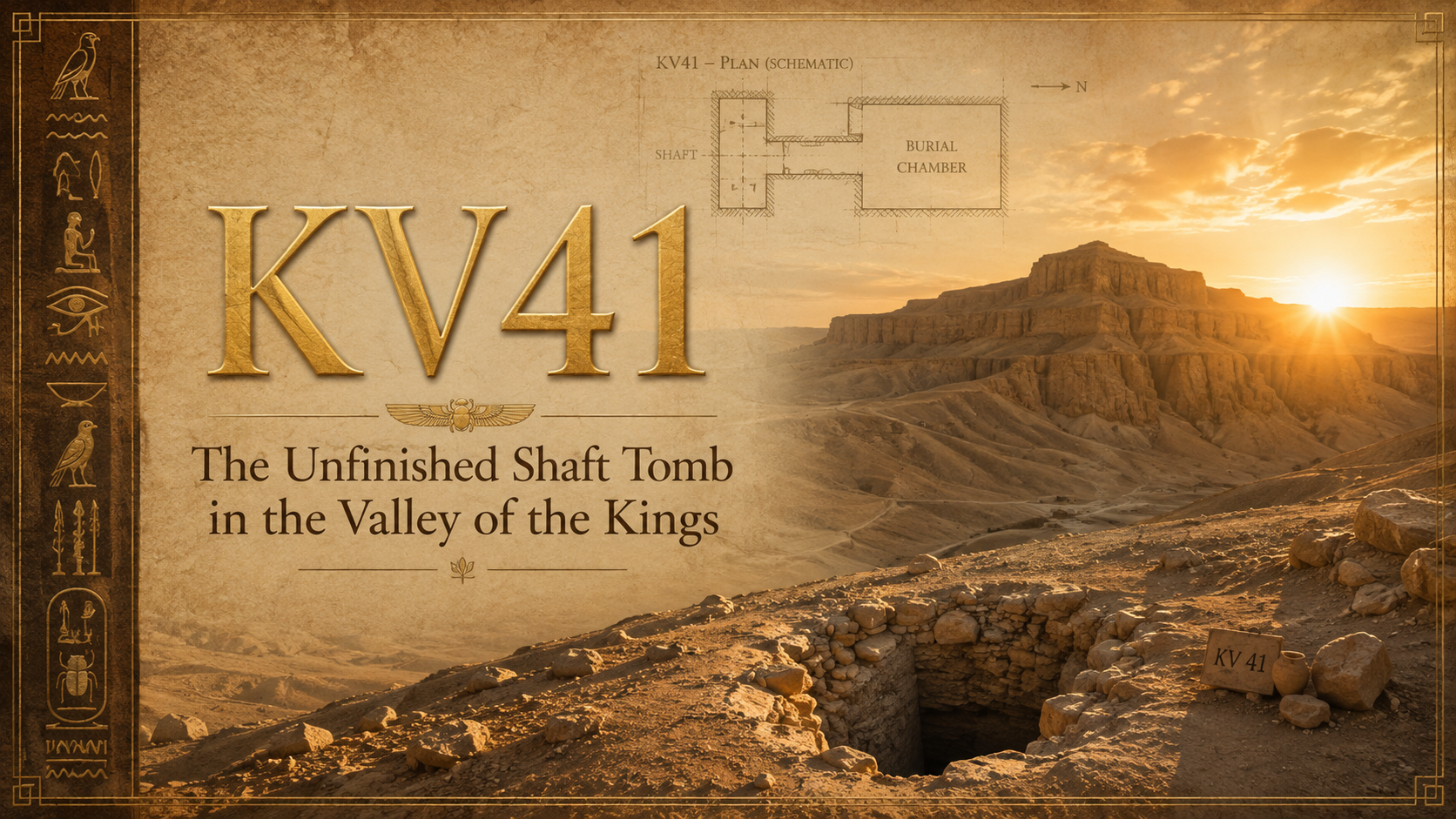KV41: The Unfinished Shaft That May Have Been Intended for Queen Tetisheri