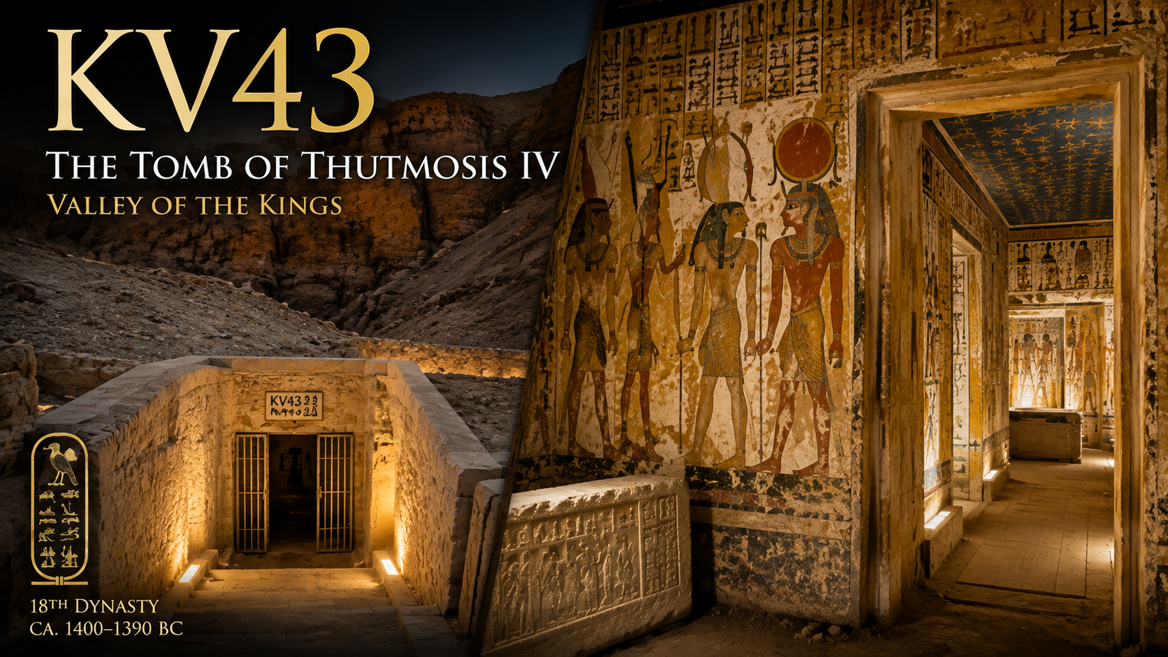 KV43: The Tomb of Thutmose IV and the Royal Burial Restored by Horemheb
