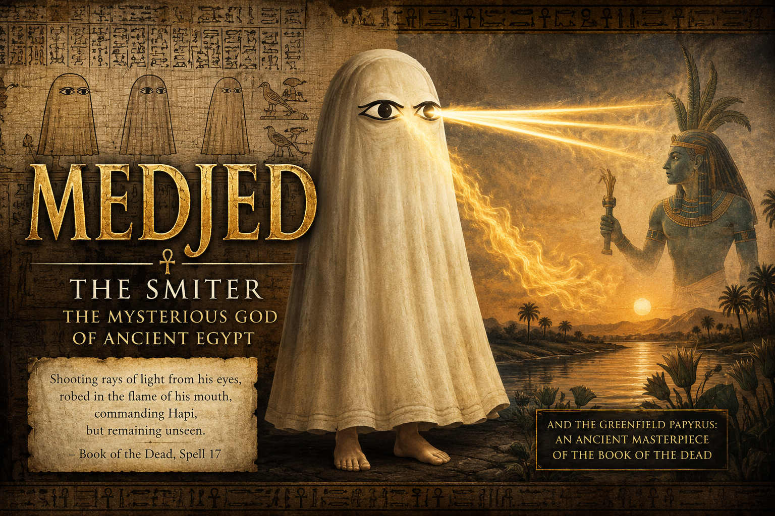 Medjed: The Mysterious Ancient Egyptian God Known as "The Smiter"