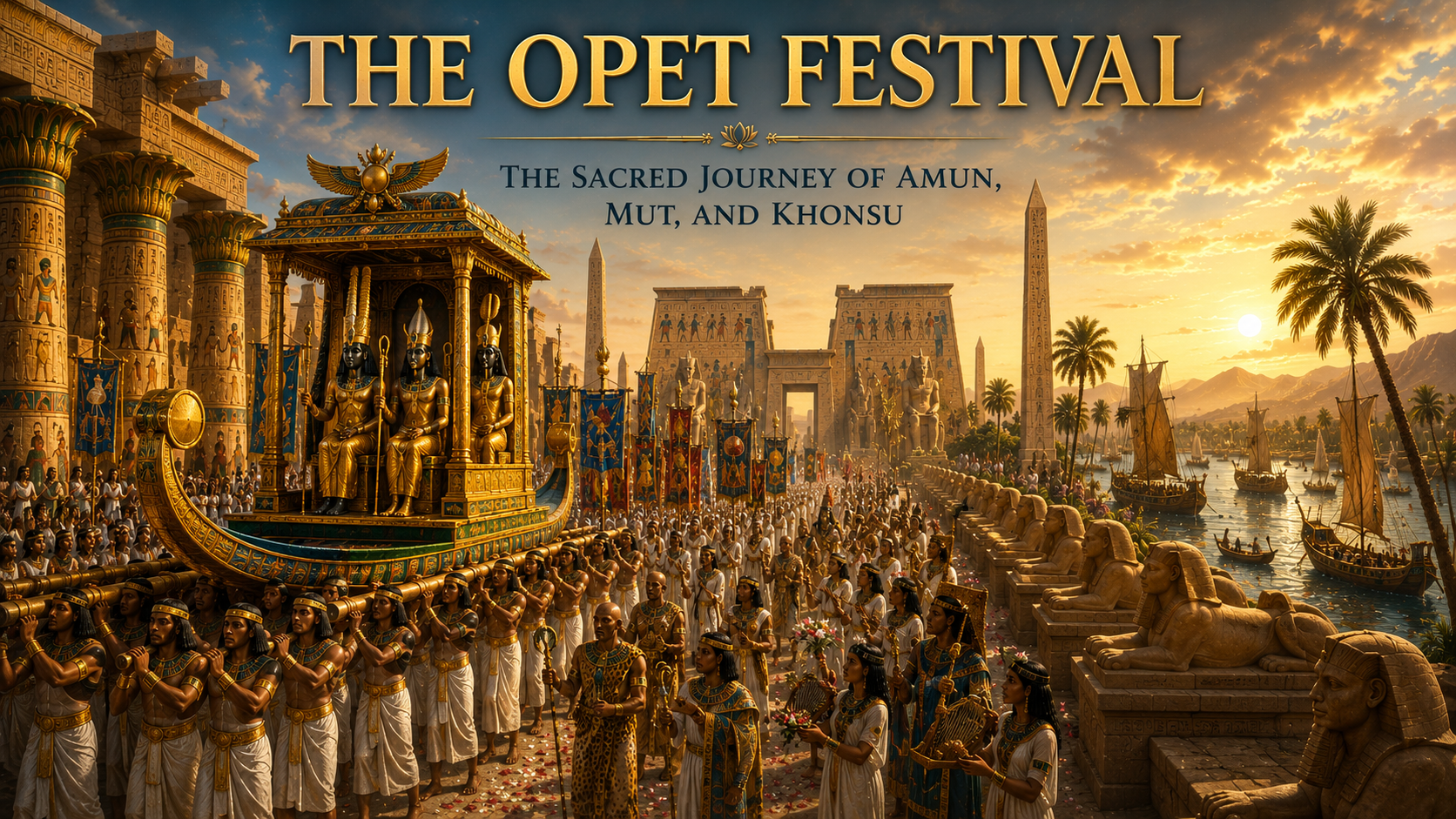The Opet Festival: Ancient Egypt's Greatest Religious Celebration