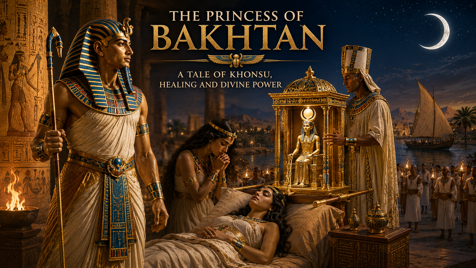 The Princess of Bakhtan: How Khonsu Healed a Foreign Princess - Ancient Society The Princess of Bakhtan: How Khonsu Healed a Foreign Princess