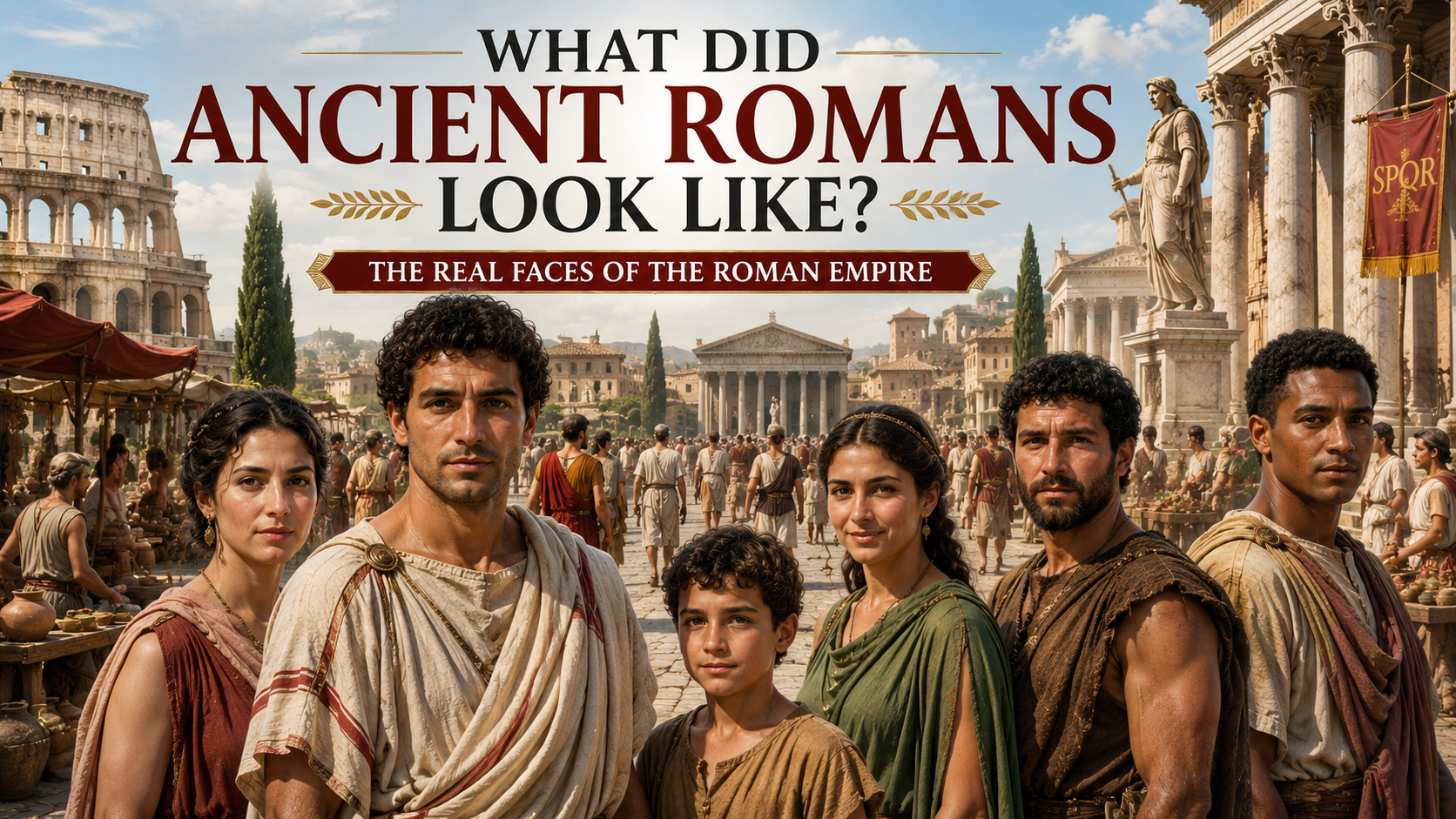 What Did Ancient Romans Look Like? Faces, Hair, Skin Color, and Modern DNA Evidence