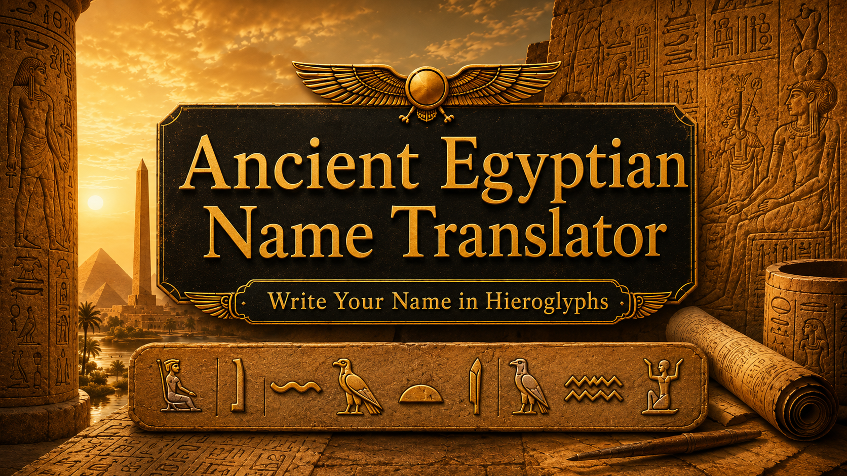 Ancient Egyptian Name Translator