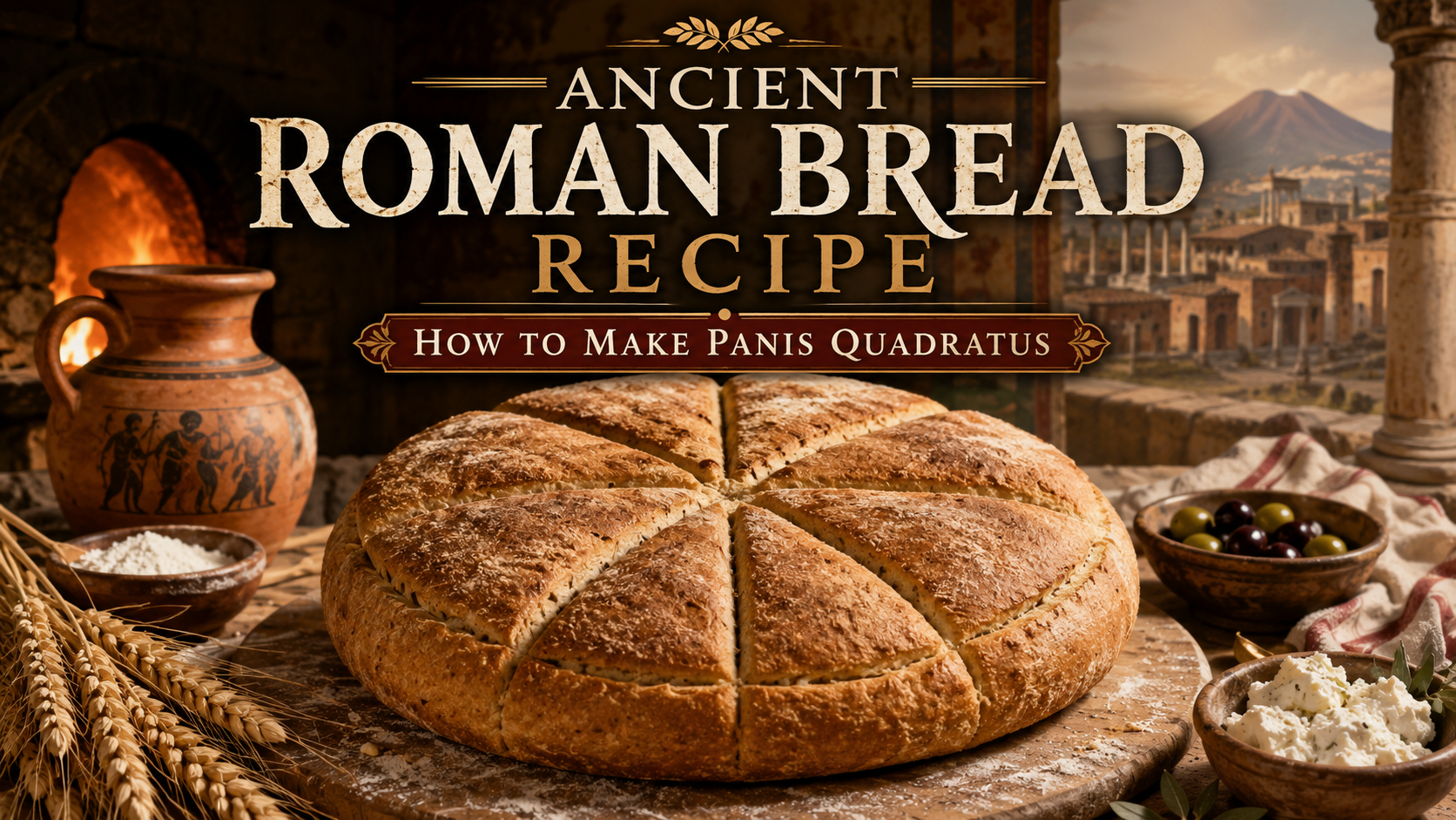 Ancient Roman Bread Recipe: How to Make Panis Quadratus