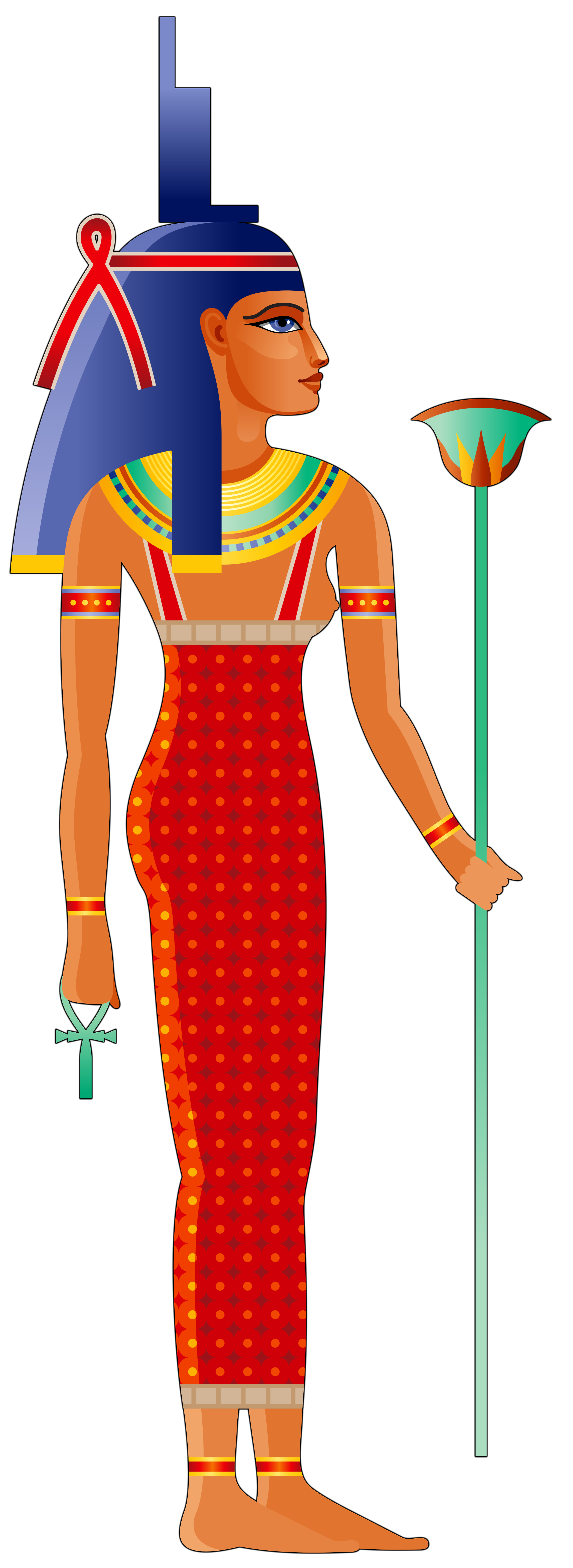 Isis Ancient Egptian Gods Ancient Society