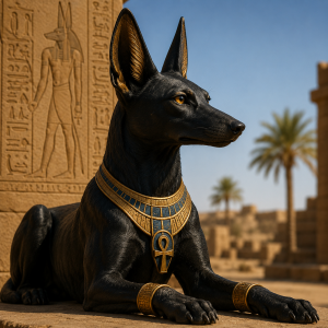 Egyptian Gods Symbols and Meanings Chart: Jackal