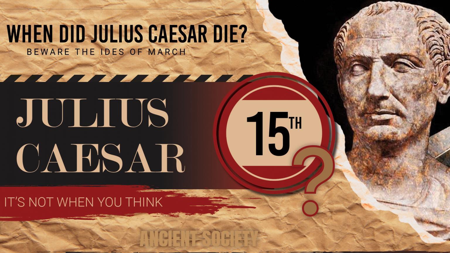 when did julius caesar die