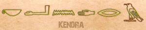Ancient Egyptian Name Translator - Kendra in hieroglyphs