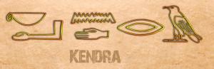 Ancient Egyptian Name Translator - Kendra in hieroglyphs