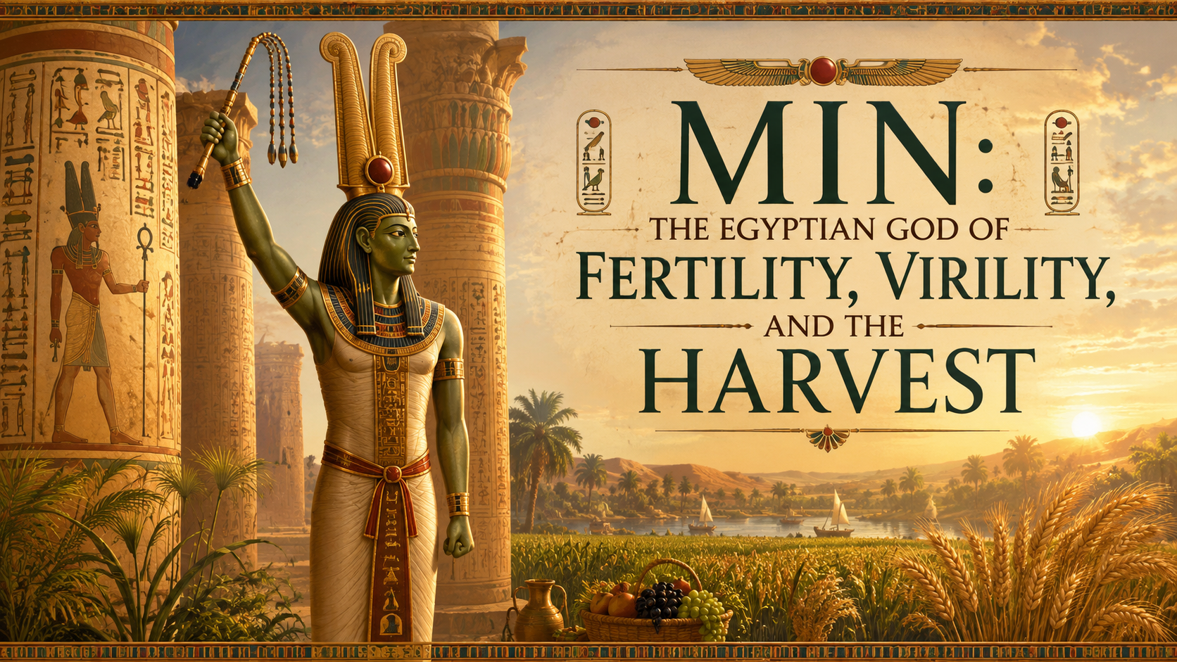 Min: The Egyptian God of Fertility, Virility, and the Harvest
