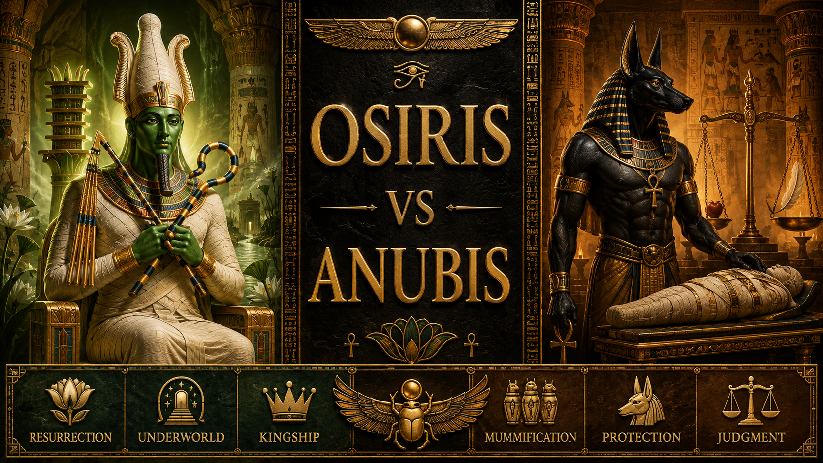Osiris vs. Anubis: What Is the Difference?