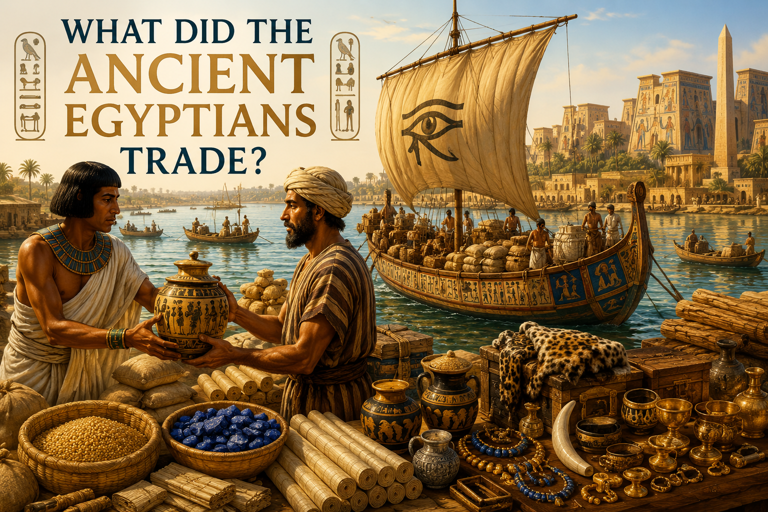 What Did the Ancient Egyptians Trade? Goods, Partners and Routes