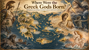 Where Were the Greek Gods Born? Birthplaces According to Ancient Sources